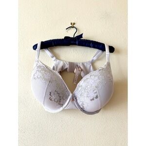 Victoria's Secret Body By Victoria Perfect Shape Bra 38DD Lavender Lace Halter